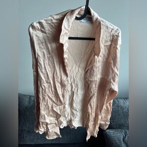 Smash + Tess Cream Button Down Shirt